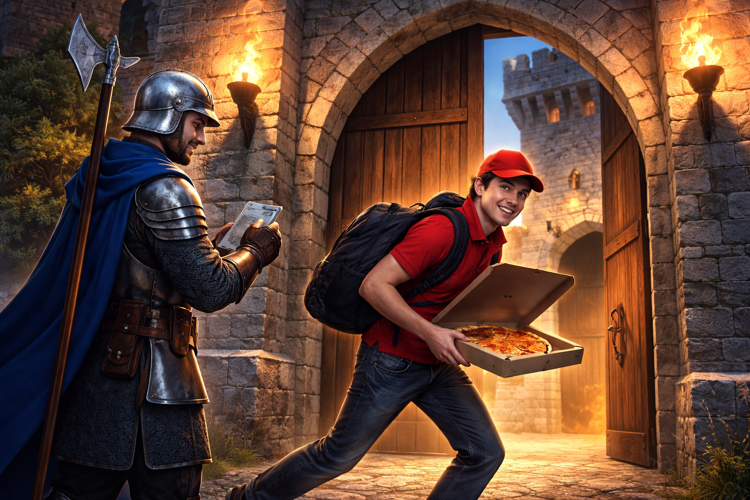 Fortress vs Pizza Boy Analogy