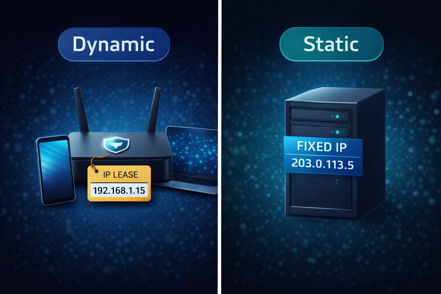 Static vs Dynamic IP Difference